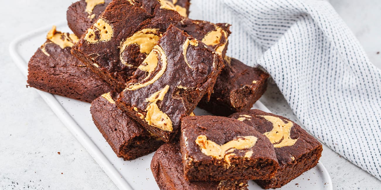 maapähkinävoibrownie